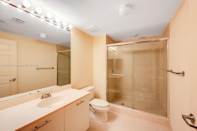 510 NW 84th Ave Unit 541, Plantation, FL 33324 - bathroom featuring vanity, a stall shower, and tile patterned floors