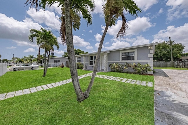 610 Snowden Dr, Lake Worth, FL 33461 - view of front of property featuring stucco siding
