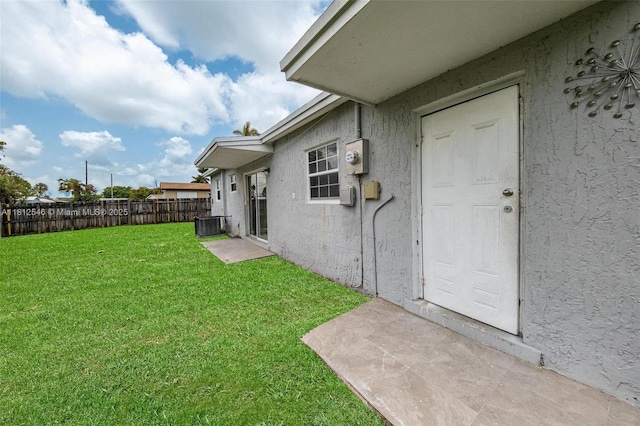 610 Snowden Dr, Lake Worth, FL 33461 - view of yard with central AC