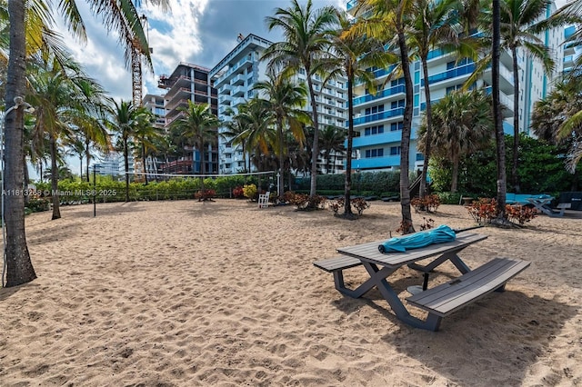 9201 Collins Ave Unit 624, Surfside, FL 33154 - view of home's community featuring volleyball court