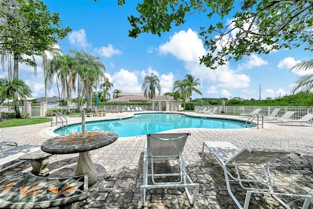 17473 SW 22nd St, Miramar, FL 33029 - community pool with a patio area
