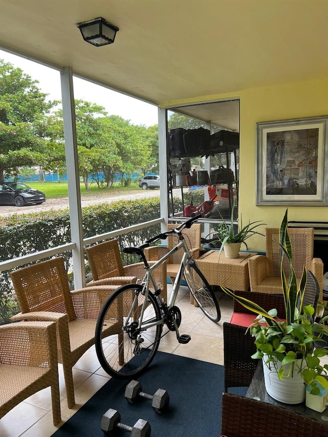 2905 Pierce St Unit 7, Hollywood, FL 33020 - sunroom featuring healthy amount of natural light