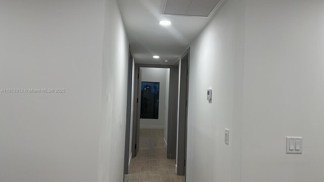 14074 Whittier Prt, Charlotte, FL 33981 - hallway with recessed lighting and baseboards