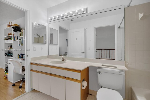 9280 Boca Gardens Pkwy Unit B, Boca Raton, FL 33496 - full bath with vanity, toilet, and shower / washtub combination