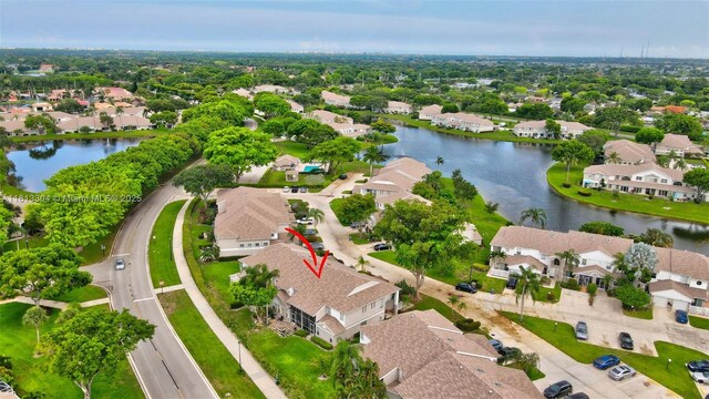 9280 Boca Gardens Pkwy Unit B, Boca Raton, FL 33496 - aerial view of residential area with a large body of water