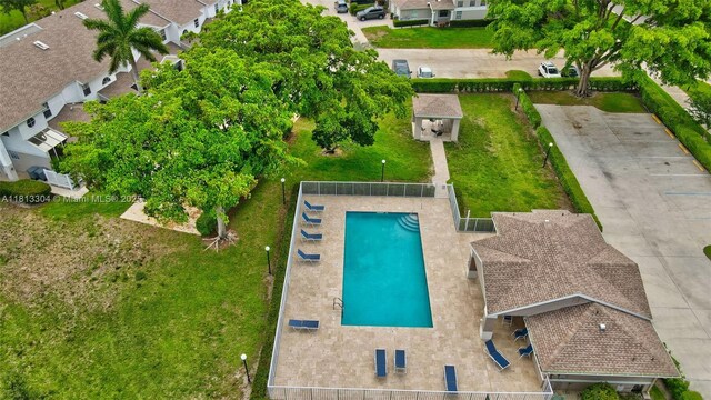 9280 Boca Gardens Pkwy Unit B, Boca Raton, FL 33496 - aerial view of residential area featuring a pool area