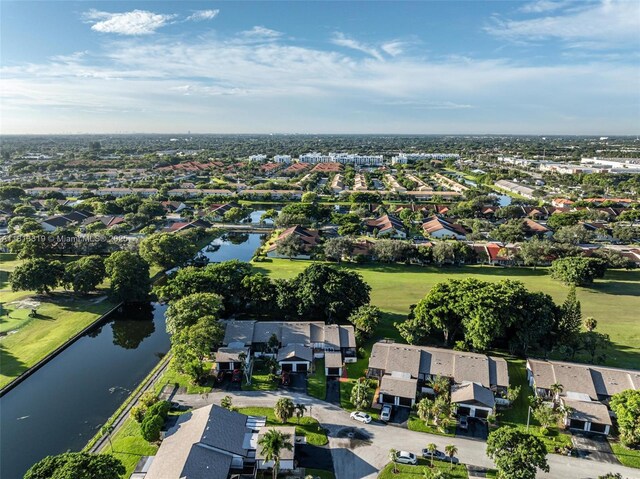 9234 Wedgewood Ln Unit D7, Tamarac, FL 33321 - aerial view of residential area with a large body of water