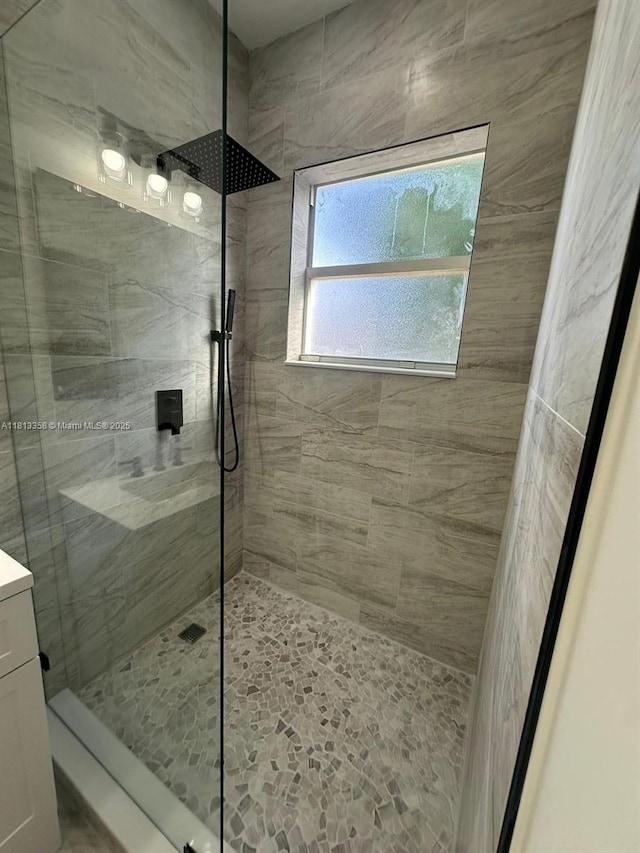 11281 NW 42nd Ter Unit 0, Doral, FL 33178 - bathroom with walk in shower and vanity