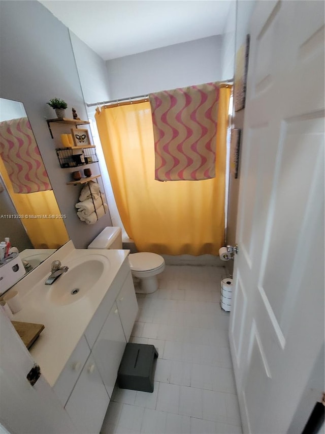 14730 SW 142nd St, Miami, FL 33196 - bathroom featuring vanity, toilet, and a shower with curtain