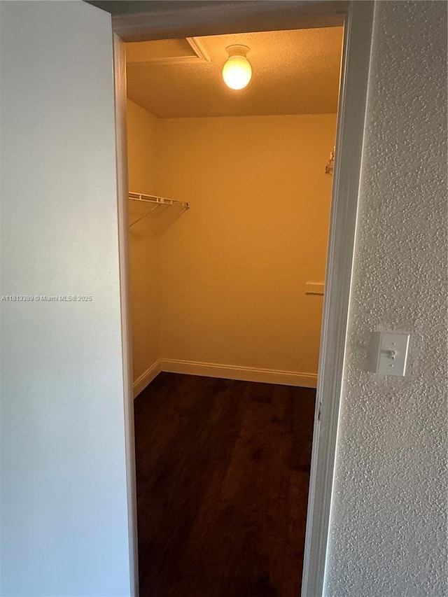 833 Riverside Dr Unit 834, Coral Springs, FL 33071 - spacious closet featuring dark wood finished floors
