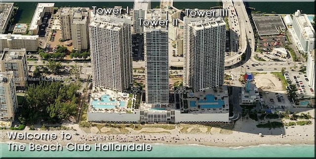 1830 S Ocean Dr Unit 2103, Hallandale Beach, FL 33009 - view of urban area featuring a large body of water