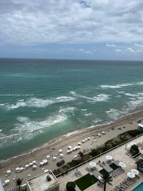 1830 S Ocean Dr Unit 2103, Hallandale Beach, FL 33009 - water view featuring local beach