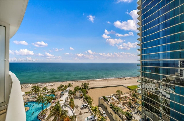18001 Collins Ave Unit 2012, Sunny Isles Beach, FL 33160 - water view with nearby beach