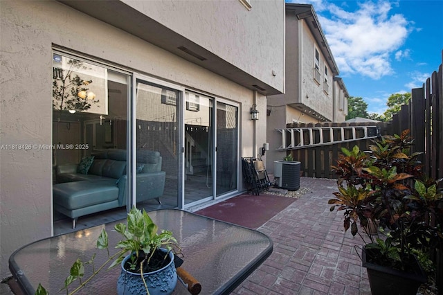 3897 NW 122nd Ter, Sunrise, FL 33323 - view of patio / terrace with central AC unit and outdoor dining space