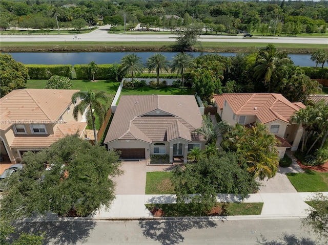 16404 Diamond Pl, Weston, FL 33331 - view of subject property with a large body of water and a tree filled landscape