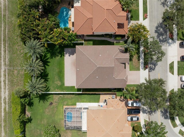 16404 Diamond Pl, Weston, FL 33331 - drone / aerial view of a pool