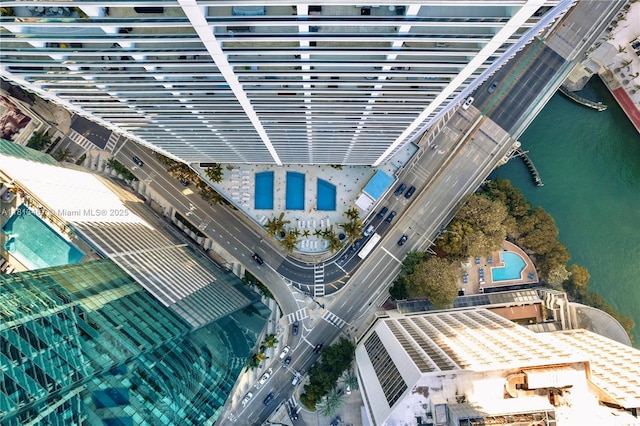 200 Biscayne Boulevard Way Unit 3904, Miami, FL 33131 - aerial view of a nearby body of water and a pool