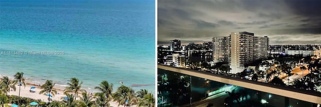 4001 S Ocean Dr Unit 14H, Hollywood, FL 33019 - water view with nearby urban area and local beach