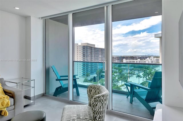 4001 S Ocean Dr Unit 14H, Hollywood, FL 33019 - balcony featuring a city view