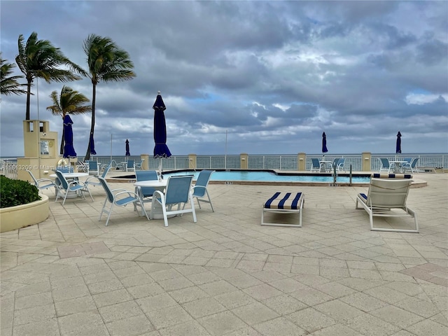 3475 S Ocean Blvd Unit 1130, Palm Beach, FL 33480 - view of pool with a patio area