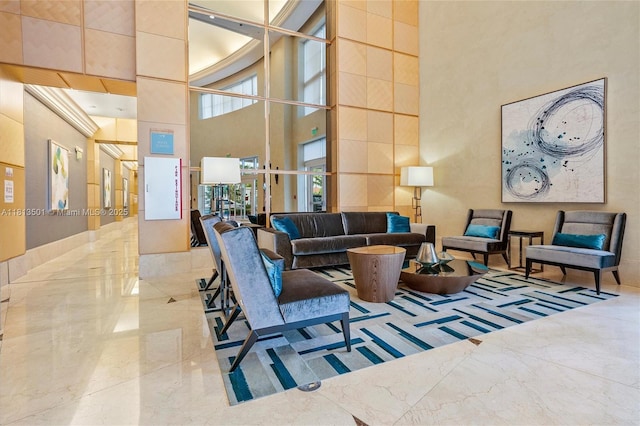 19400 Turnberry Way Unit 1131, Aventura, FL 33180 - lobby with a high ceiling