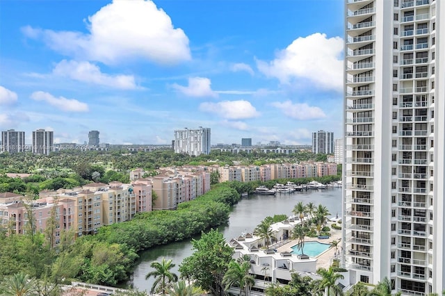 19400 Turnberry Way Unit 1131, Aventura, FL 33180 - water view featuring nearby urban area