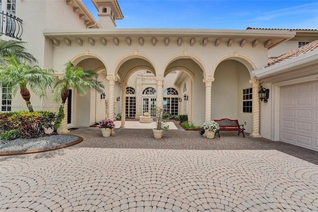 3308 Islewood Ave, Weston, FL 33332 - view of patio featuring french doors and curved driveway