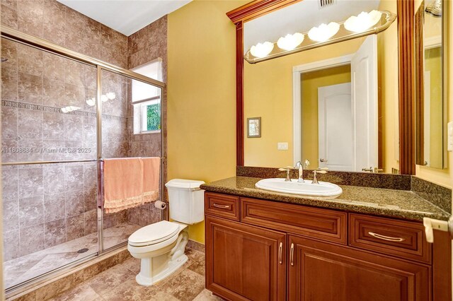 3308 Islewood Ave, Weston, FL 33332 - full bath featuring toilet, a stall shower, and vanity