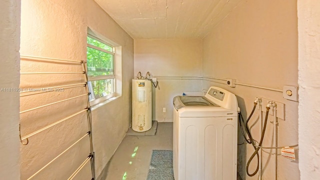 917 N 26th Ave, Hollywood, FL 33020 - laundry area with washer / clothes dryer and electric water heater