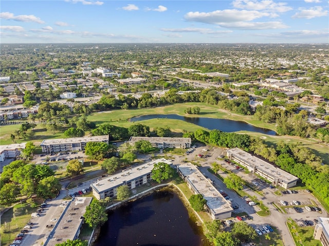 7900 S Colony Cir Unit 206, Tamarac, FL 33321 - aerial view of property and surrounding area with apartment complex, a nearby body of water, and a golf club