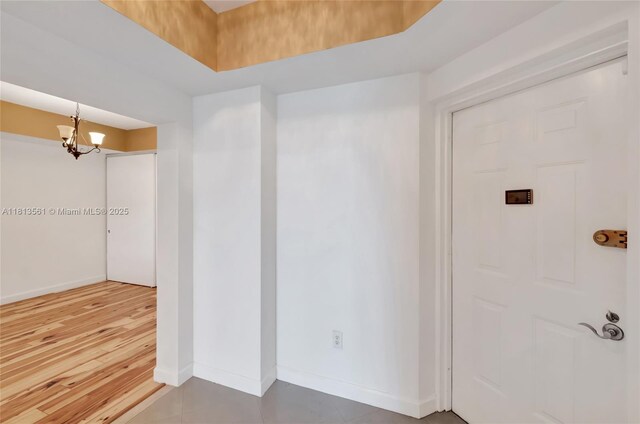 3330 NE 190th St Unit 416, Aventura, FL 33180 - spare room with a chandelier and baseboards