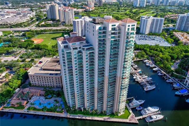 3330 NE 190th St Unit 416, Aventura, FL 33180 - view of urban area with a large body of water