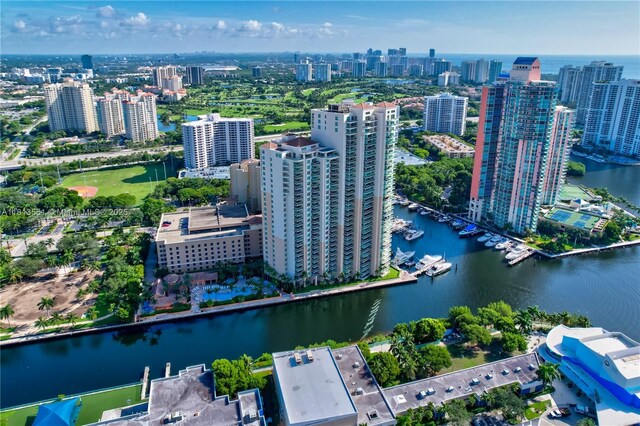 3330 NE 190th St Unit 416, Aventura, FL 33180 - view of urban area with a large body of water