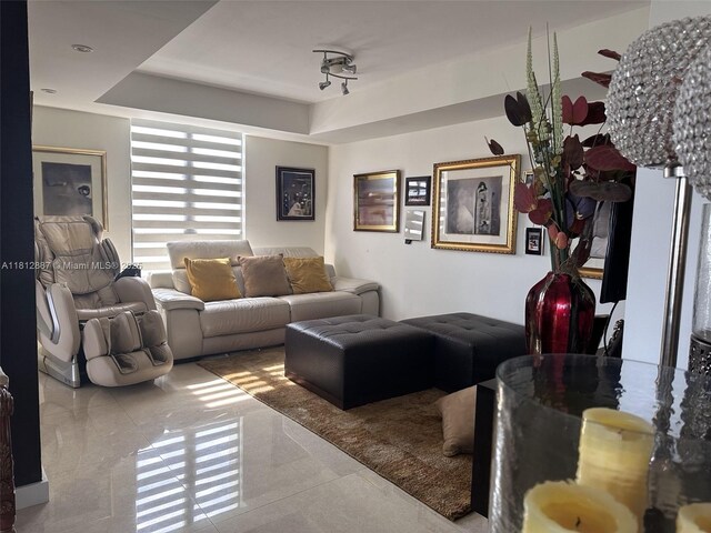 1000 Quayside Ter Unit 1101, Miami, FL 33138 - living area with a tray ceiling
