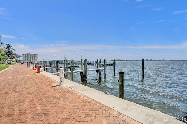 1000 Quayside Ter Unit 1101, Miami, FL 33138 - dock area featuring a water view