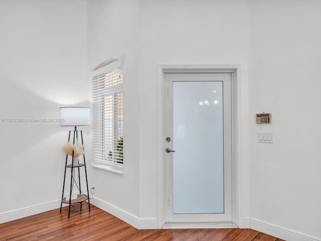 2810 River Run Cir E, Miramar, FL 33025 - foyer with wood finished floors and baseboards