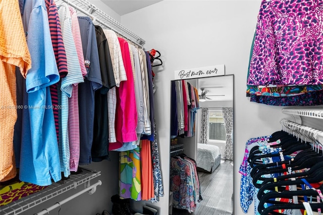 14100 Langley Pl, Davie, FL 33325 - spacious closet featuring wood finished floors