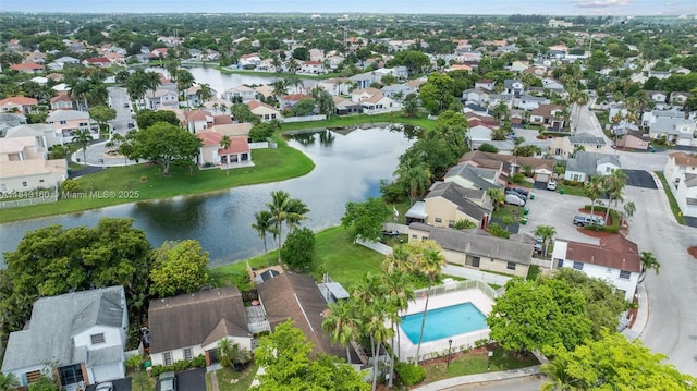 14100 Langley Pl, Davie, FL 33325 - view of property location with a large body of water, nearby suburban area, and a pool