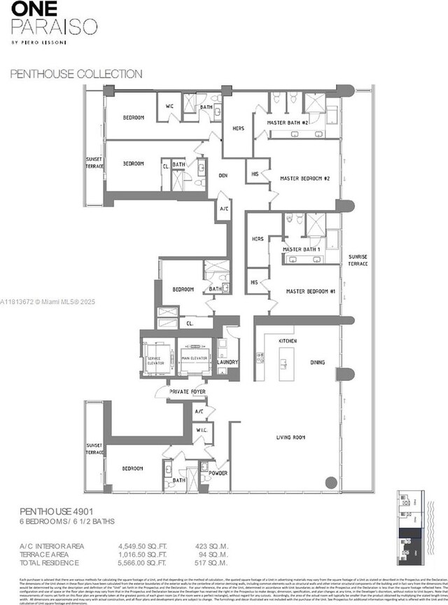 3131 NE 7th Ave Unit Ph4901, Miami, FL 33137 - room layout