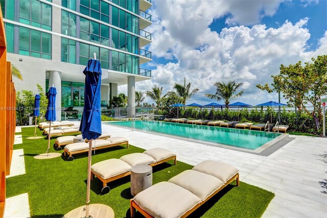 3131 NE 7th Ave Unit Ph4901, Miami, FL 33137 - community pool featuring a patio