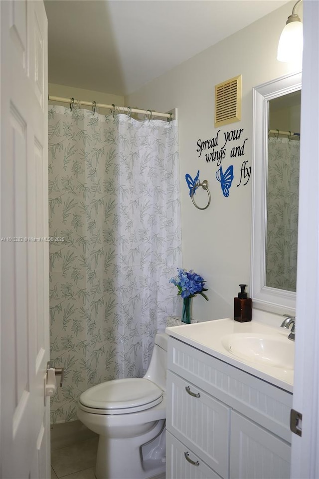20816 NW 2nd St, Pembroke Pines, FL 33029 - full bath with vanity, toilet, and tile patterned floors