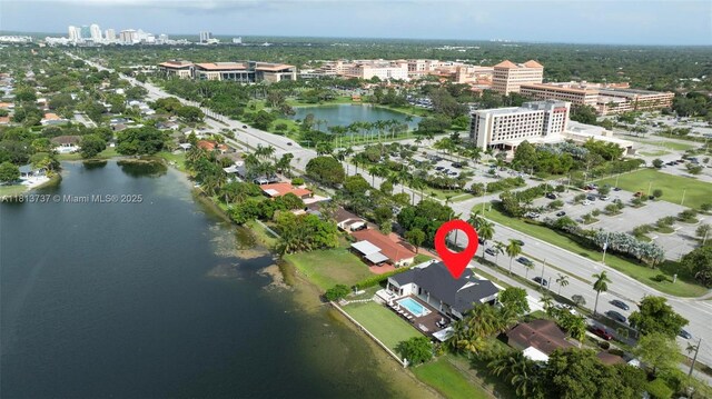 9291 SW 88th St, Miami, FL 33176 - aerial overview of property's location featuring nearby urban area and a nearby body of water