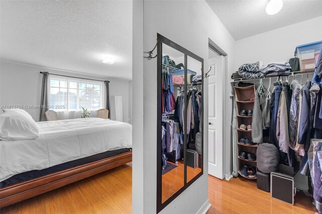 14011 SW 151st Ave, Miami, FL 33196 - bedroom with wood finished floors and a textured ceiling