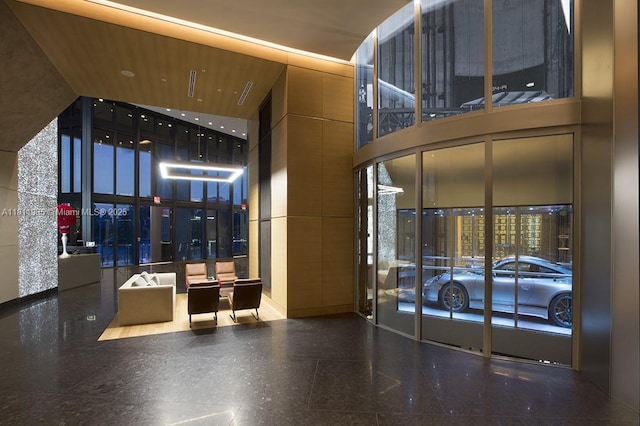 18555 Collins Ave Unit 1703, Sunny Isles Beach, FL 33160 - common area with a high ceiling