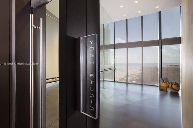 18555 Collins Ave Unit 1703, Sunny Isles Beach, FL 33160 - detailed view of recessed lighting and wood finished floors
