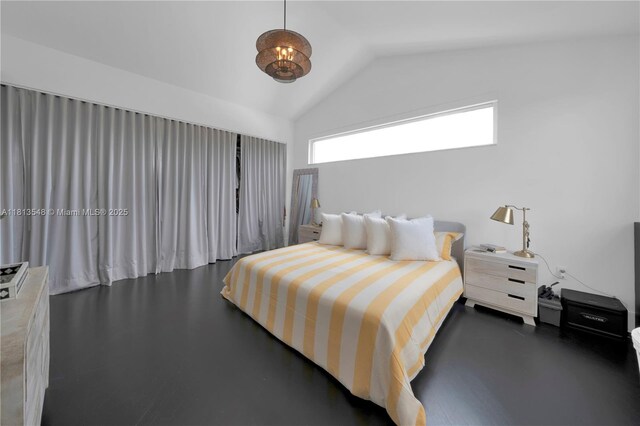 6320 Dolphin Dr, Coral Gables, FL 33158 - bedroom with vaulted ceiling