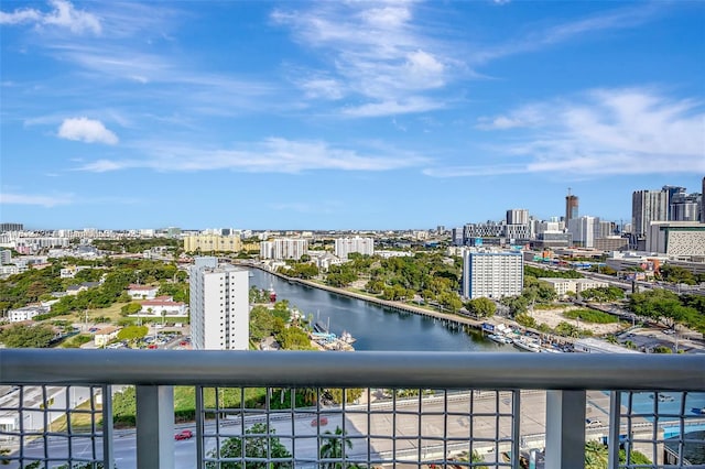 10 SW S River Dr Unit Ph108, Miami, FL 33130 - balcony with a view of city and a water view