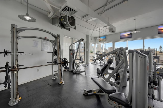 10 SW S River Dr Unit Ph108, Miami, FL 33130 - view of workout area