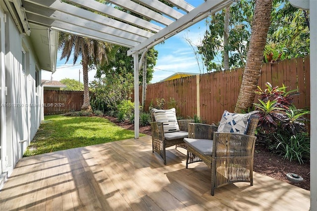 928 NE 18th Ct, Fort Lauderdale, FL 33305 - deck with a pergola
