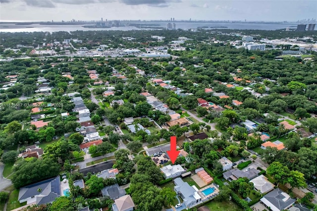 276 NE 90th St, El Portal, FL 33138 - aerial overview of property's location featuring nearby urban area